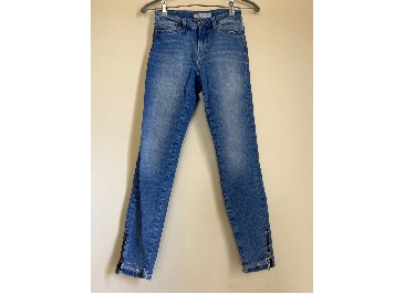 MAVI JEANS CO Skinny Leg Denim Jeans Raw Hem With Zip Size 25