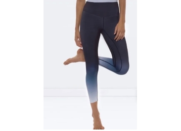 L’URV ‘I’m In Heaven’ Teal 7/8 Leggings Active Wear Yoga Size Medium Teal