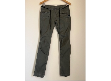 G-STAR RAW DENIM Khaki Green Size 28 Length 32 Cotton Elastane Blend Pants