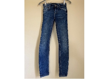ZARA Trafaluc Distressed Skinny Blue Jeans ‘Embrace Silhouettes’ Size 24