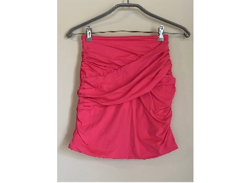 KOOKAI Drape Bandage Skirt Fuscia Hot Pink Size 1 Australian8 Nylon