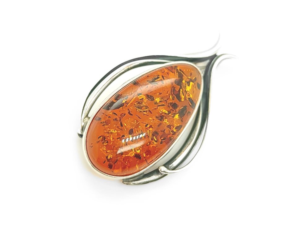 Genuine Baltic Amber Brooch 430