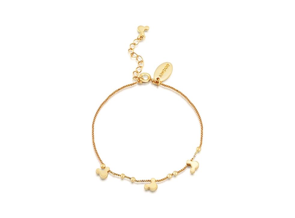 DISNEY Mickey Mouse Bracelet Yellow Gold