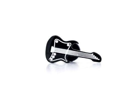 Electric Guitar Single Earring Black