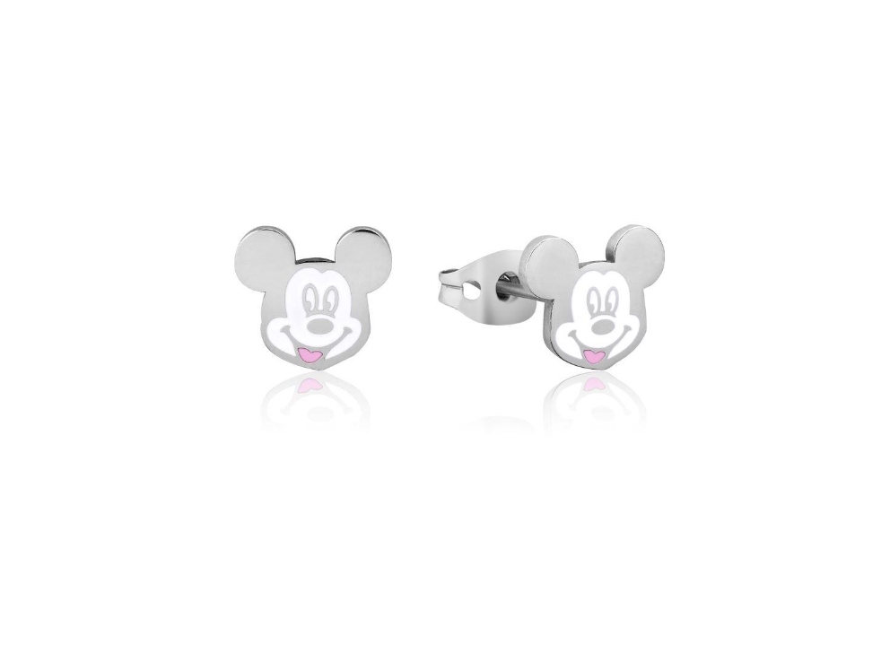 DISNEY ECC Mickey Mouse Enamel Stud Earrings