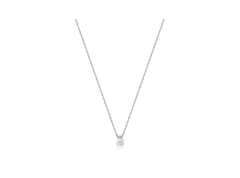 ANIA HAIE Silver Padlock Necklace