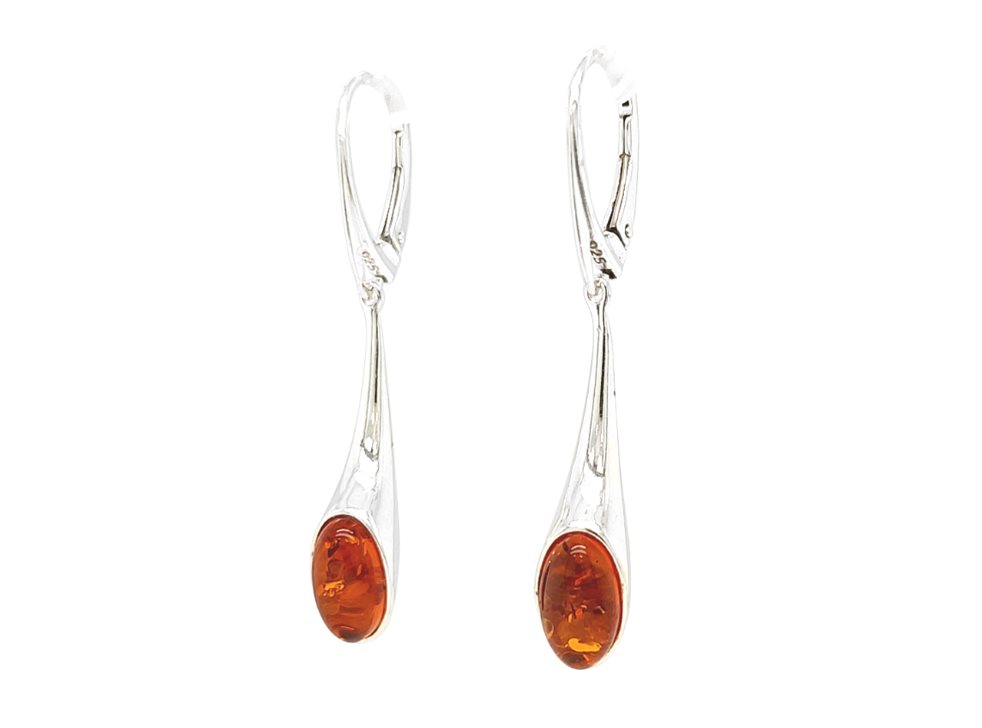 Genuine Baltic Amber Earrings 438