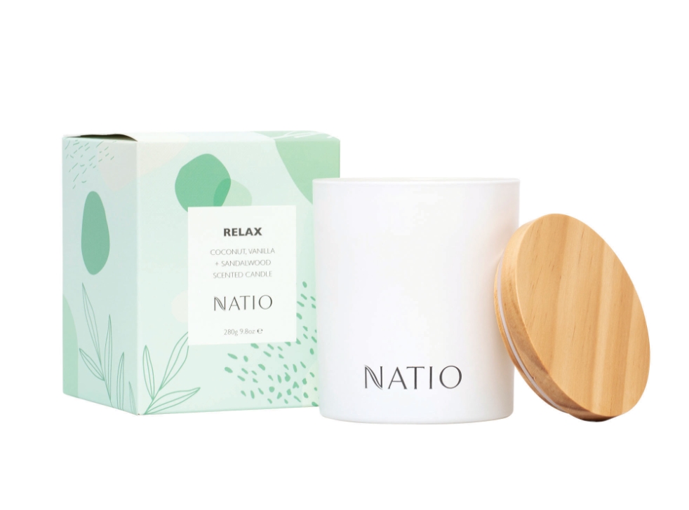 Natio Scented Candle - Relax 